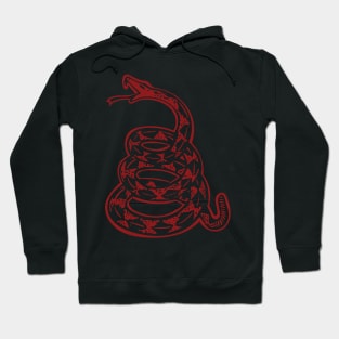 Red Gadsden Snake Hoodie